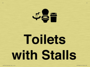 Toilets: Stalls and Wash Basin with Sanitary Bin